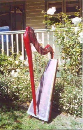 "Adaryn" 		23-string harp
