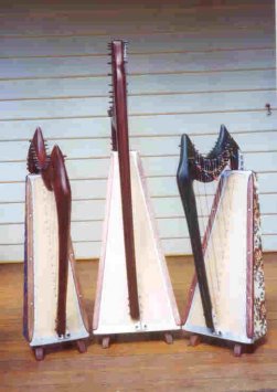 "Susan" 19 & 23-string harps